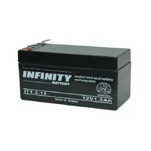 12 Volt - 1.3Ah Rechargeable SLA Battery (BT-12V1.3)