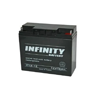 12 Volt - 18Ah Rechargeable SLA Battery (BT-12V18)
