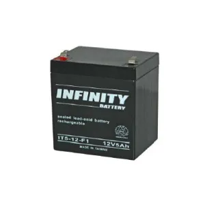 12 Volt - 5.0Ah Rechargeable SLA Battery (BT-12V5)