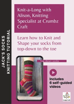 1759 Jack's Socks (e-pattern   video tutorials)