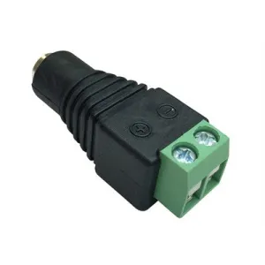 2.1 x 5.5mm Jack to Terminal Block, Pkg/10 (310-696-10)