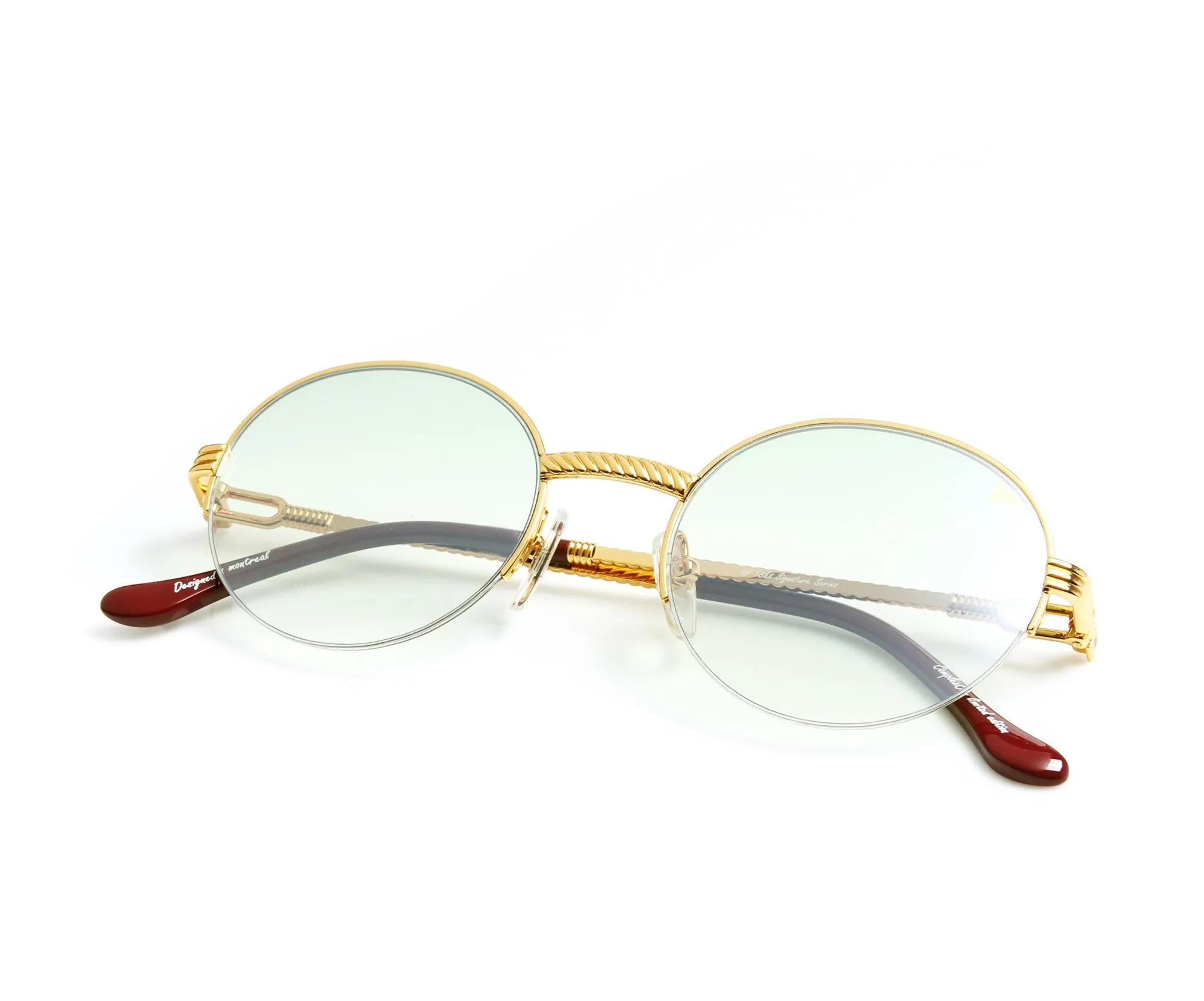 508 Half Rim 18KT Gold
