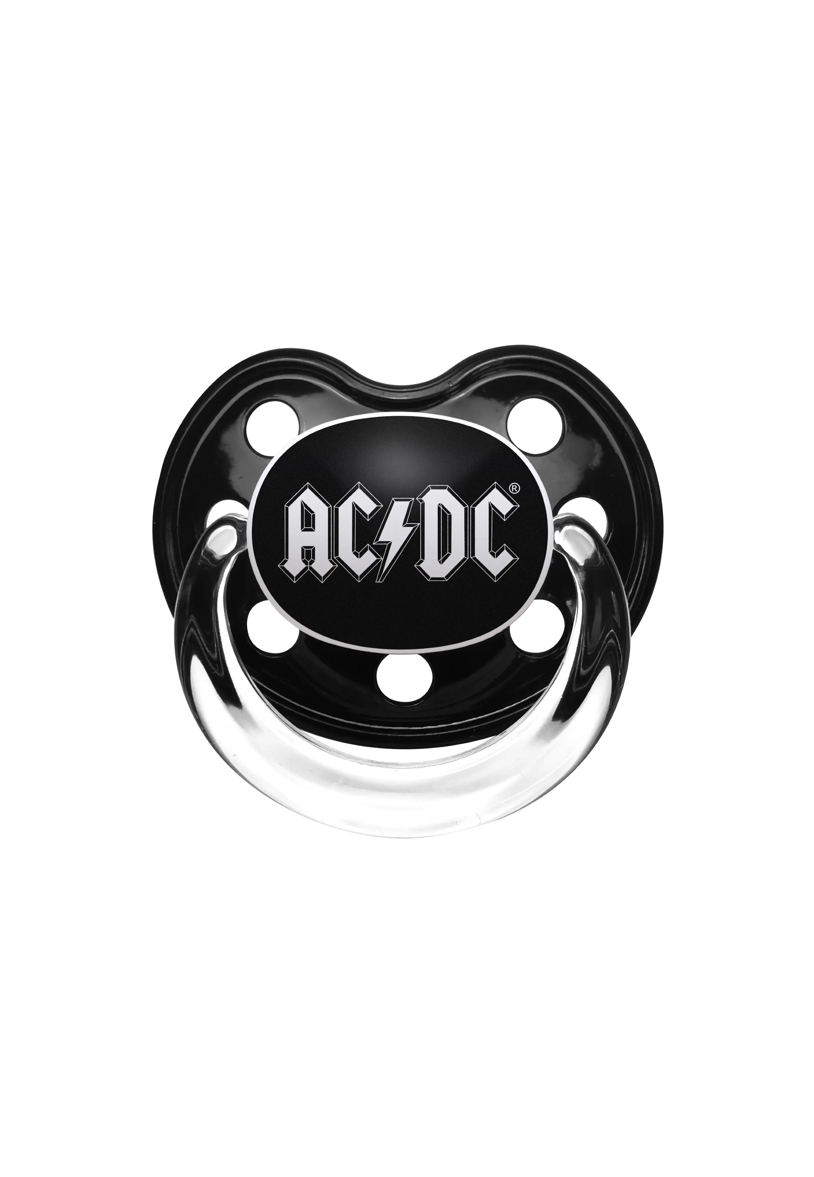 AC/DC - Logo Black/White - Baby Pacifier
