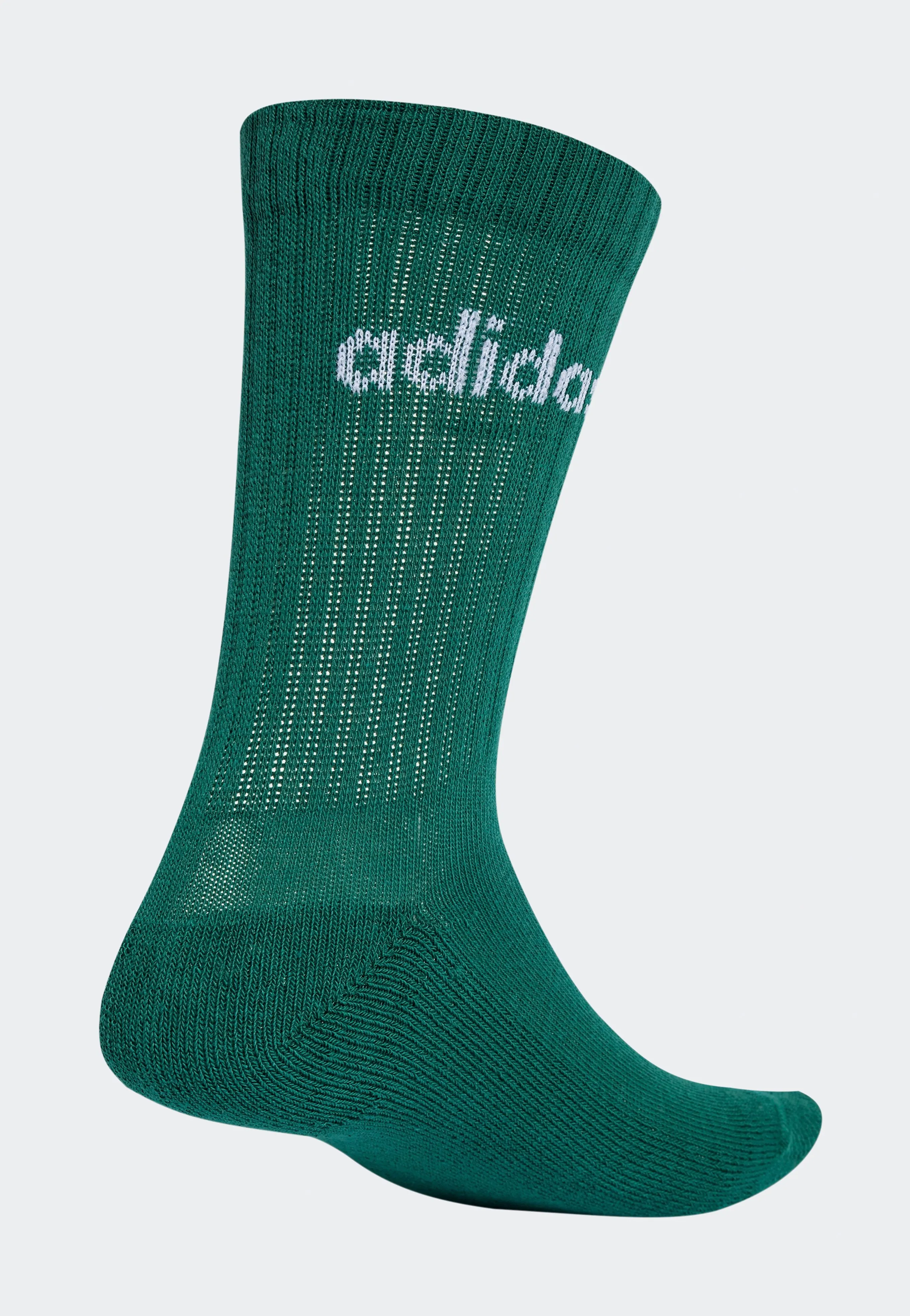 Adidas - C Lin Crew Pack Of 3 Cgreen/White/White - Socks