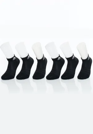Adidas - C Spw Ank Pack Of 6 Black/White - Socks