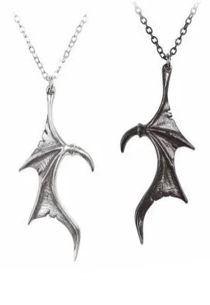 Alchemy England - Darkling Heart Friendship Silver - Necklace