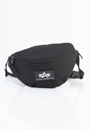 Alpha Industries - Rubber Print Black - Hip Bag