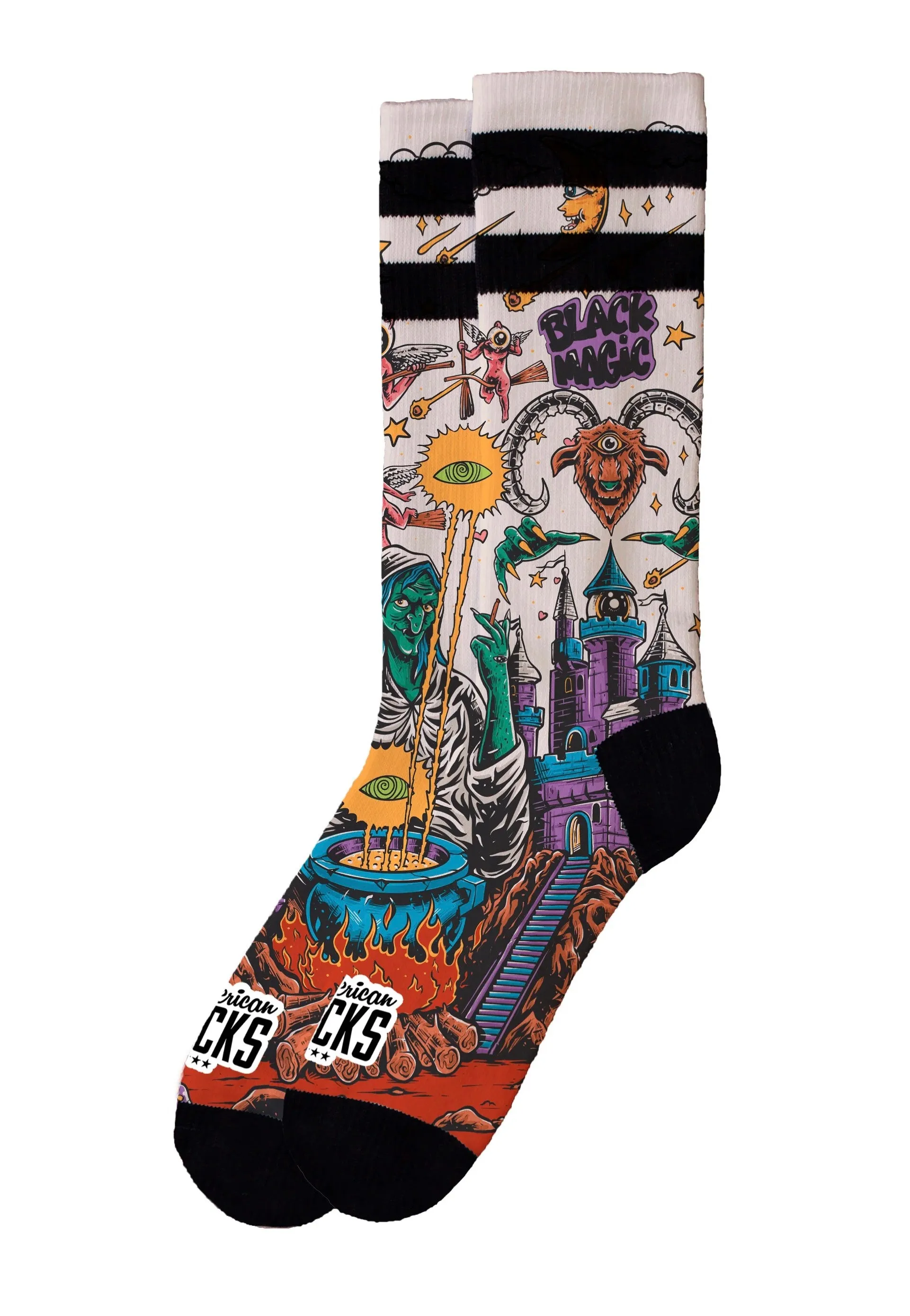 American Socks - Black Magic Mid High Multi - Socks