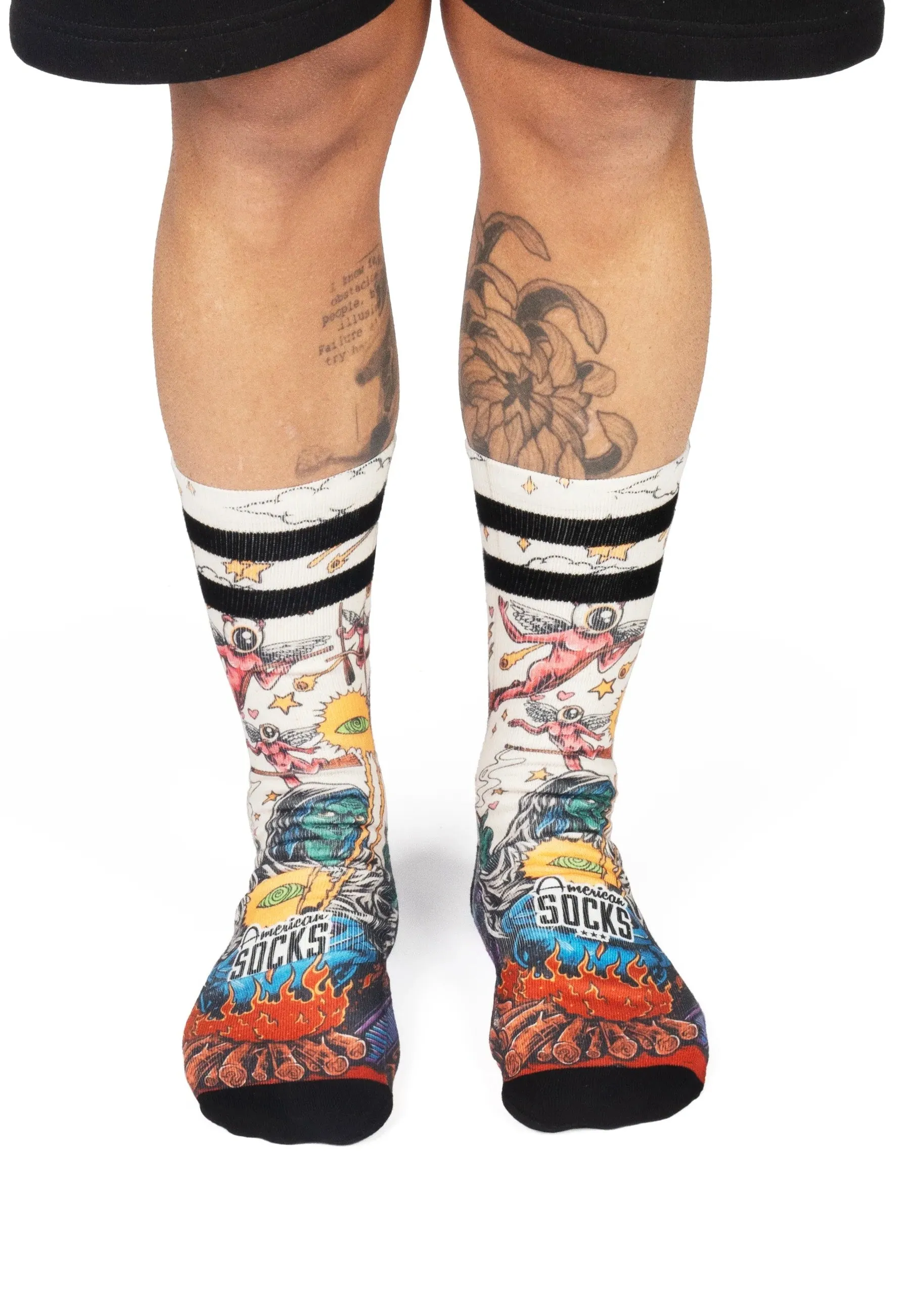 American Socks - Black Magic Mid High Multi - Socks