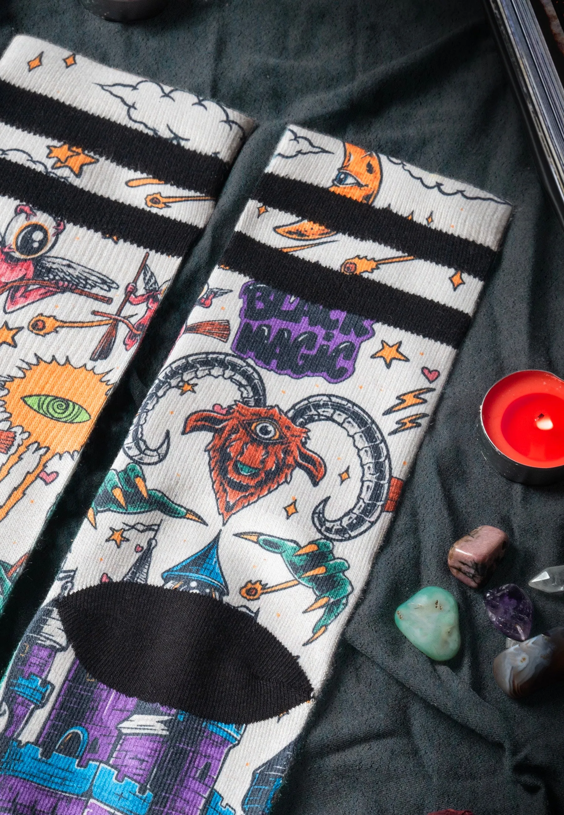 American Socks - Black Magic Mid High Multi - Socks