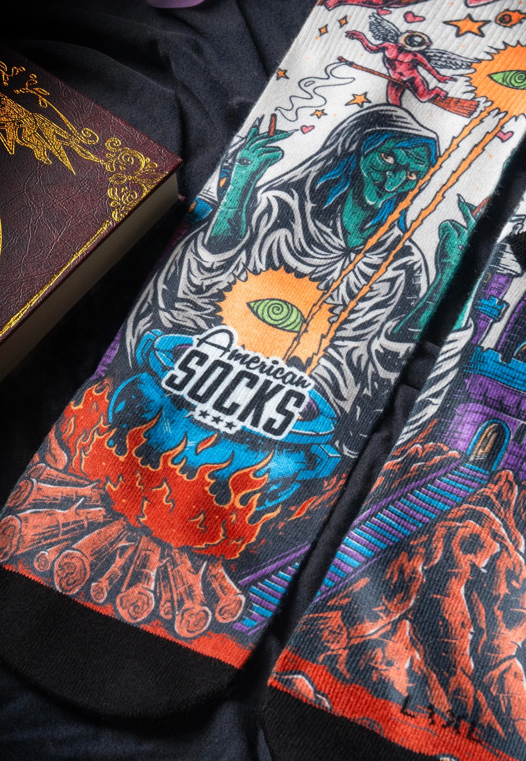 American Socks - Black Magic Mid High Multi - Socks