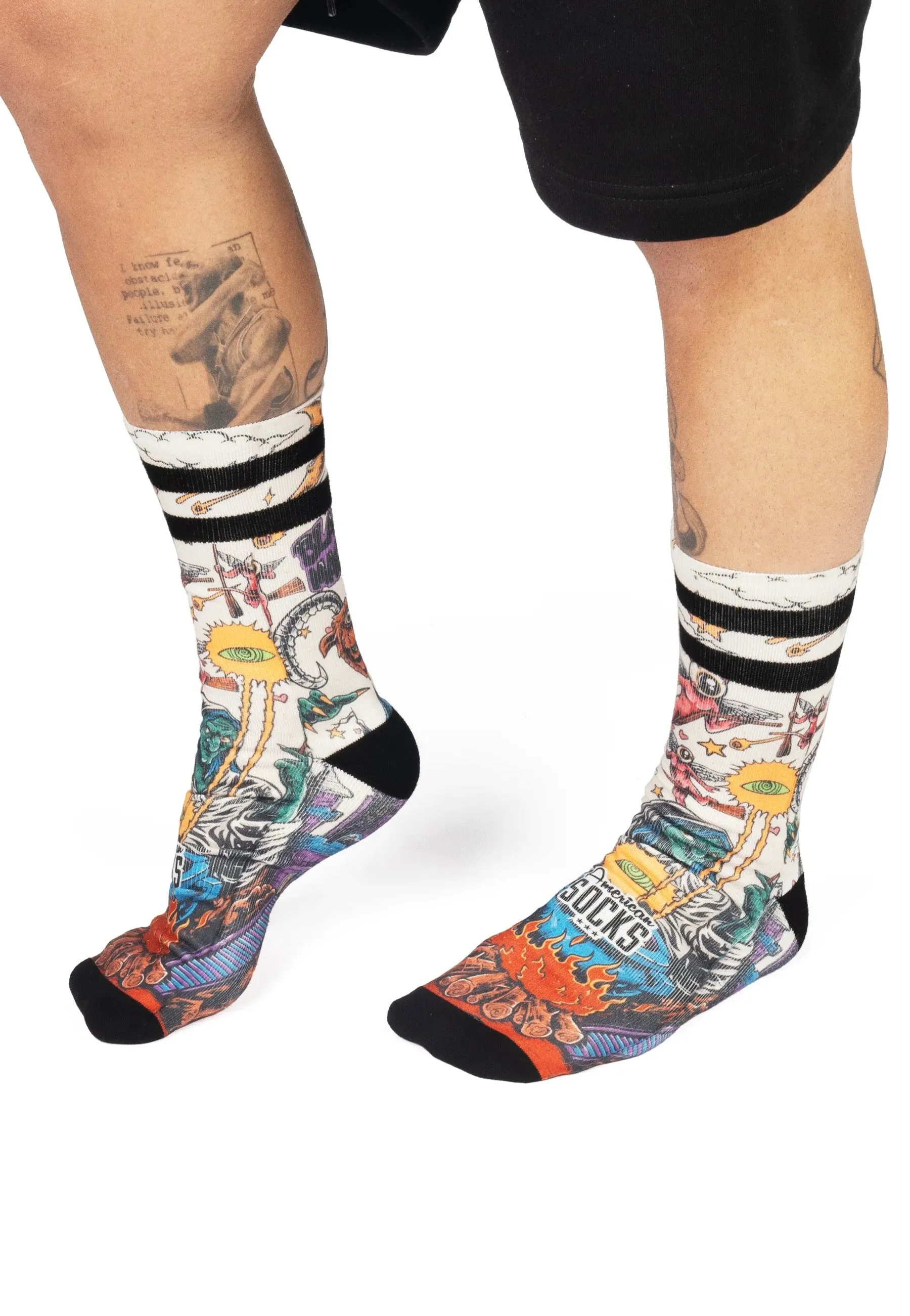 American Socks - Black Magic Mid High Multi - Socks