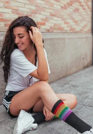 American Socks - Rainbow Pride Black - Socks