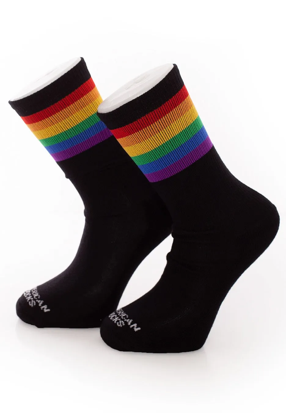 American Socks - Rainbow Pride Black - Socks
