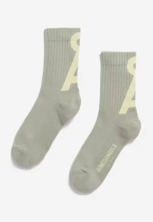 Armedangels - Saamus Short Seagreen/Early Yellow - Socks