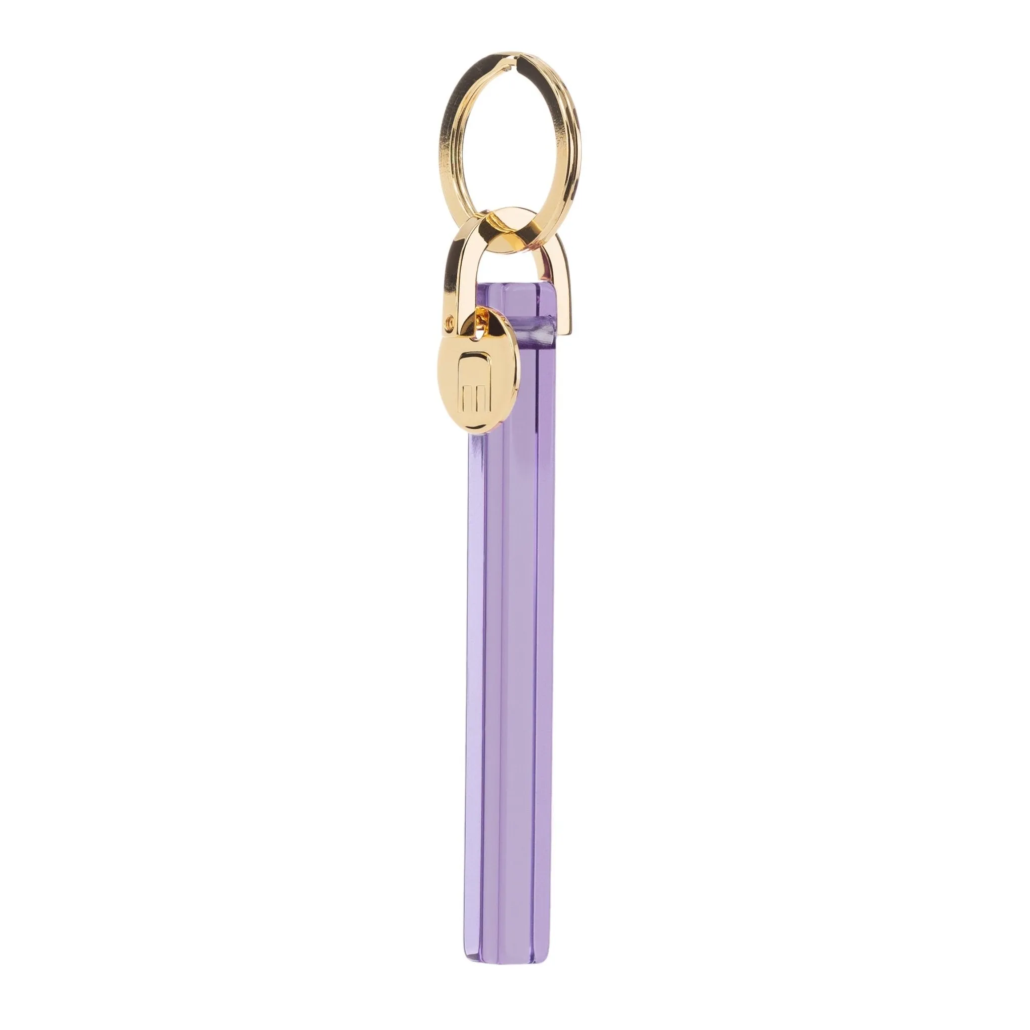 Bar Keychain in Marble - Gold