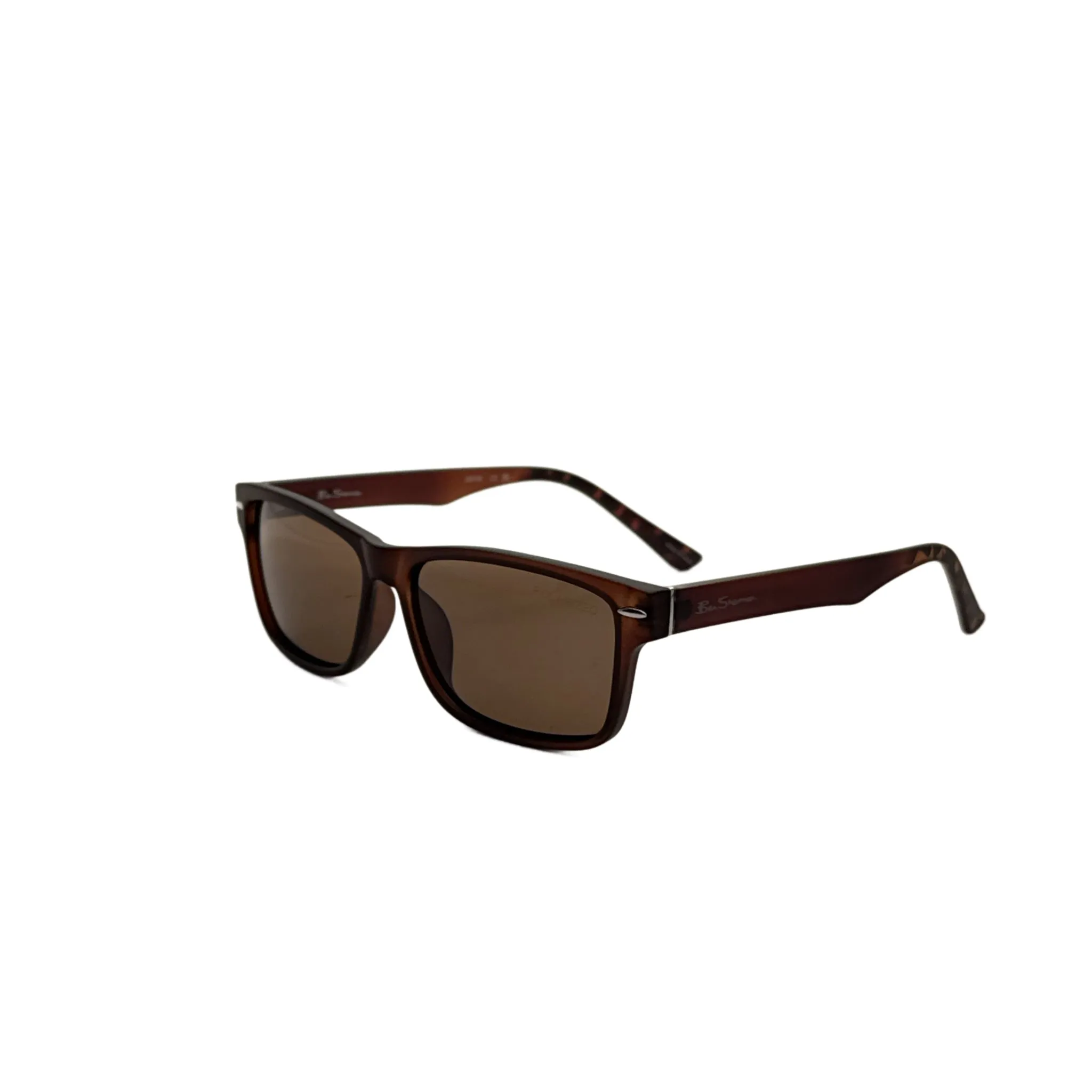 Ben Sherman Men's Henry 58 mm Brown Crystal Sunglasses