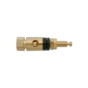 Binding Post 22x11mm - Gold/Black band, Pkg/10 (375-651-10)