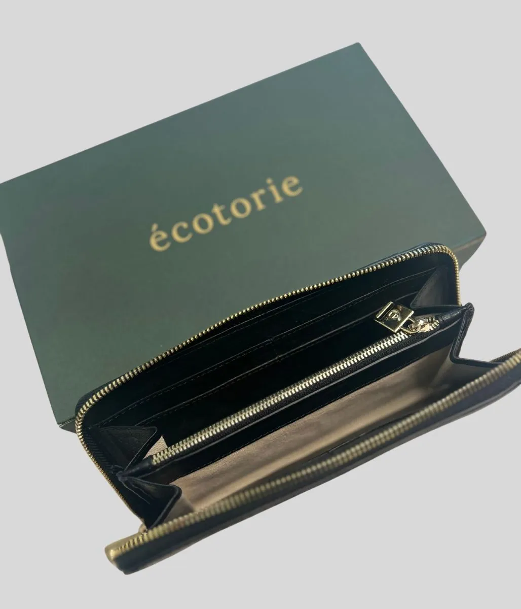 Black Ecotorie Premium Leather Boxed Purse