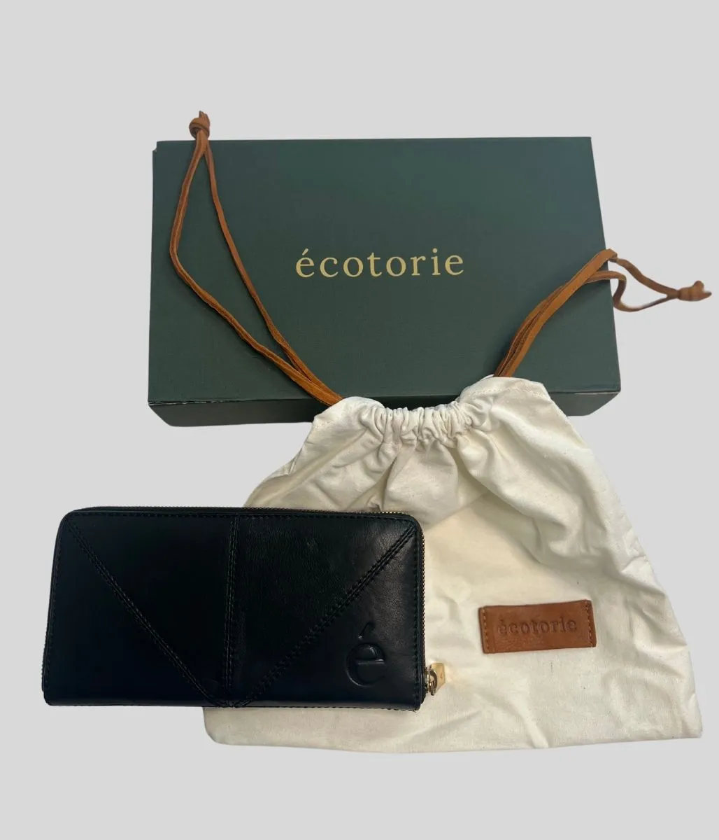 Black Ecotorie Premium Leather Boxed Purse