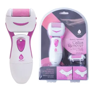 callus remover with 2 rollers (battery operated)