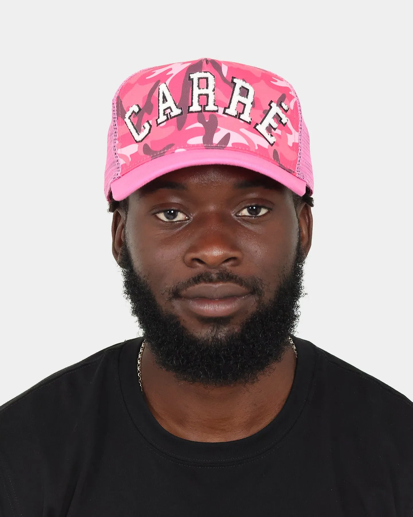 Carre C-Class Camo Trucker Strapback Pink