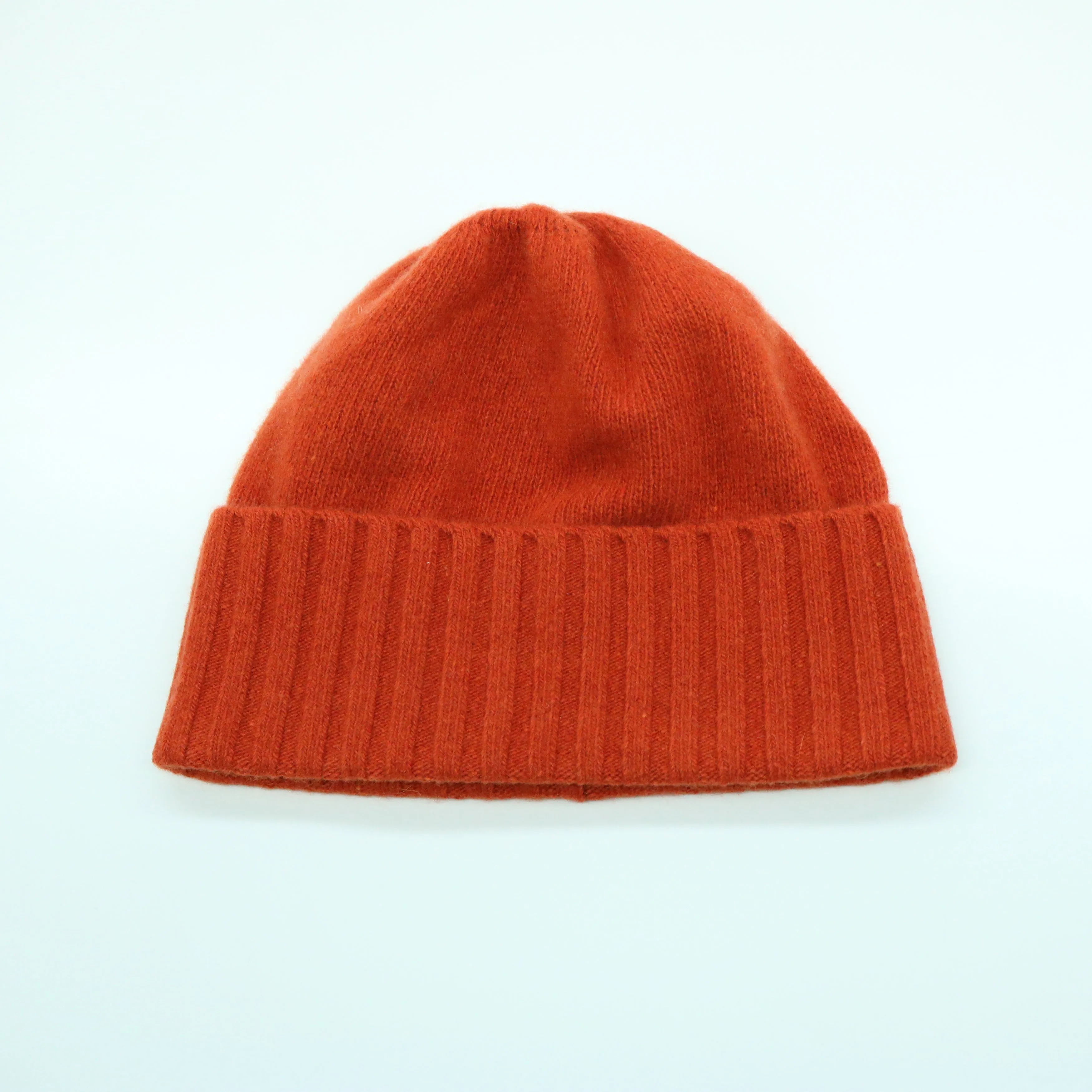 CASHMERE BEANIE WITH FOLDED CUFF
