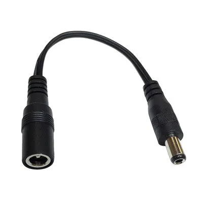 Coaxial Power Plug Adapter - 2.1 x 5.5mm Jack - 1.3 x 3.5mm Plug (310-613)
