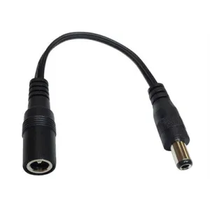 Coaxial Power Plug Adapter - 2.1 x 5.5mm Jack - 1.3 x 3.5mm Plug (310-613)