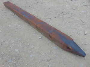 Creosoted Fence Post 6' x 6 x 3