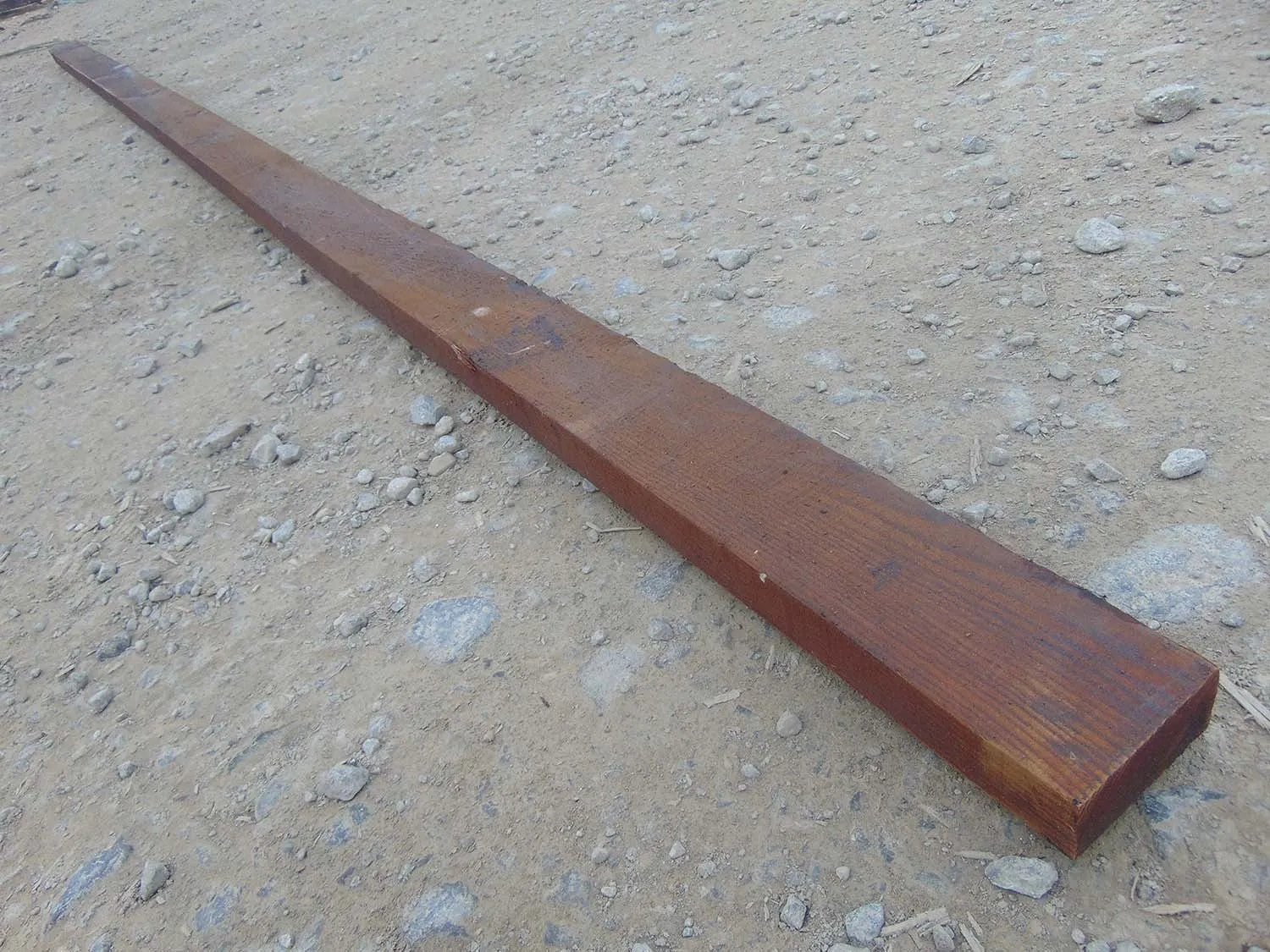 Creosoted Fence Rail 11' 10" x 3.5 x 1.5