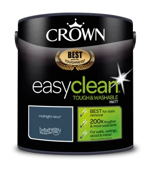 Crown Paints easyclean Matt Emulsion Paint - Blues