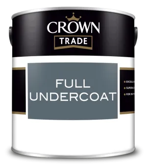 Crown Trade Full Undercoat Paint White 2.5L