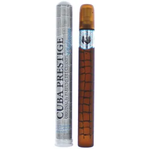 Cuba amcubpp117s 1.17 oz Cuba Prestige Platinum Eau De Toilette Spray for Men