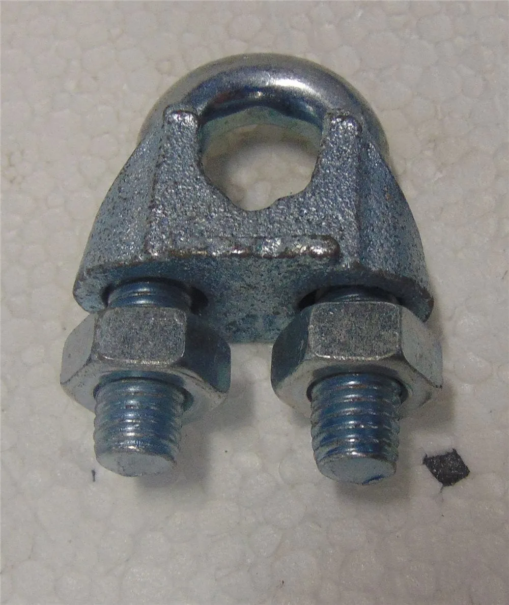 Deacon Electro Galvanised Wire Rope Grip Din 741 16mm
