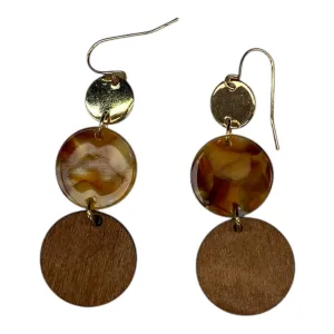 Earrings Dangle/Drop By Cmf In Brown