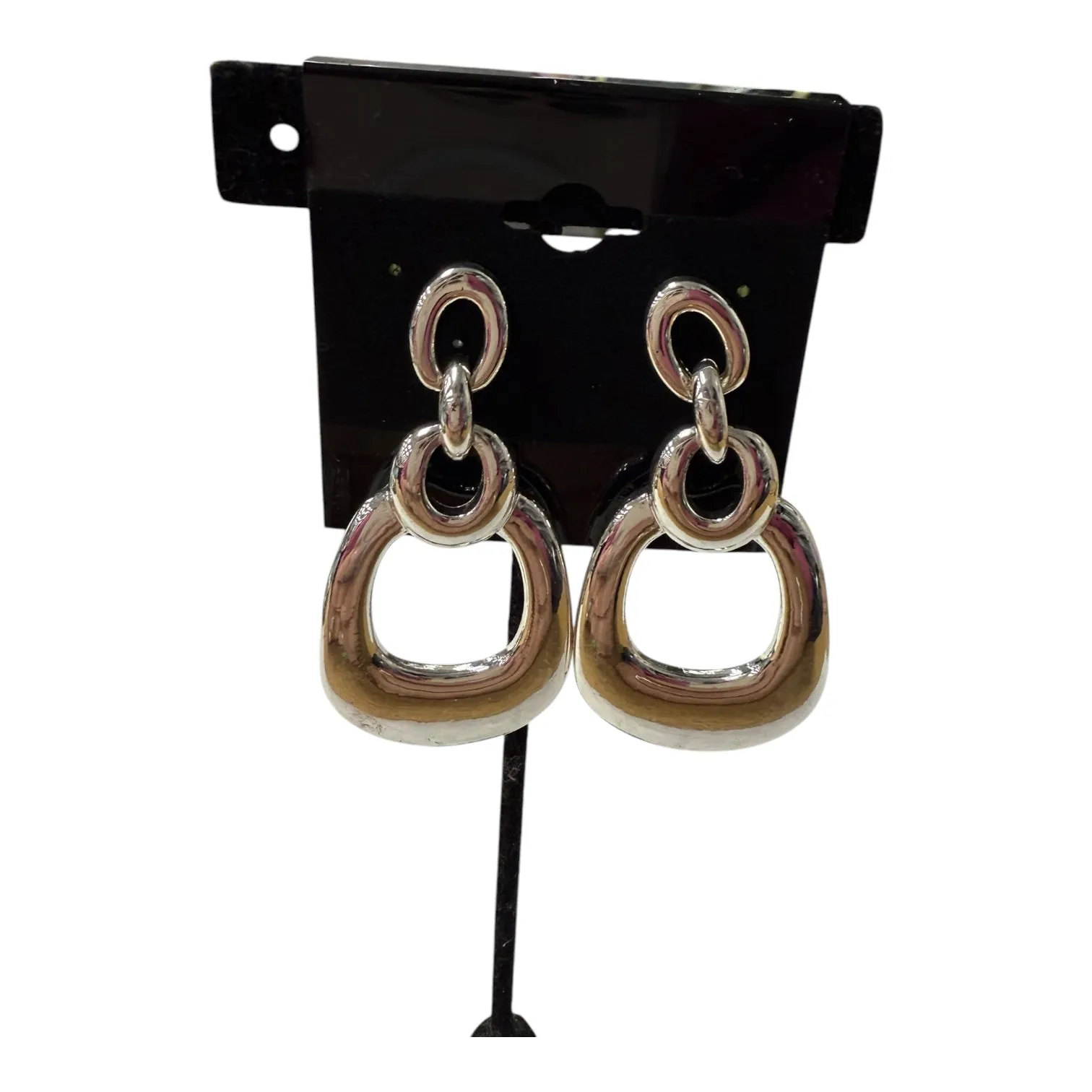 Earrings Dangle/Drop By Liz Claiborne In Silver