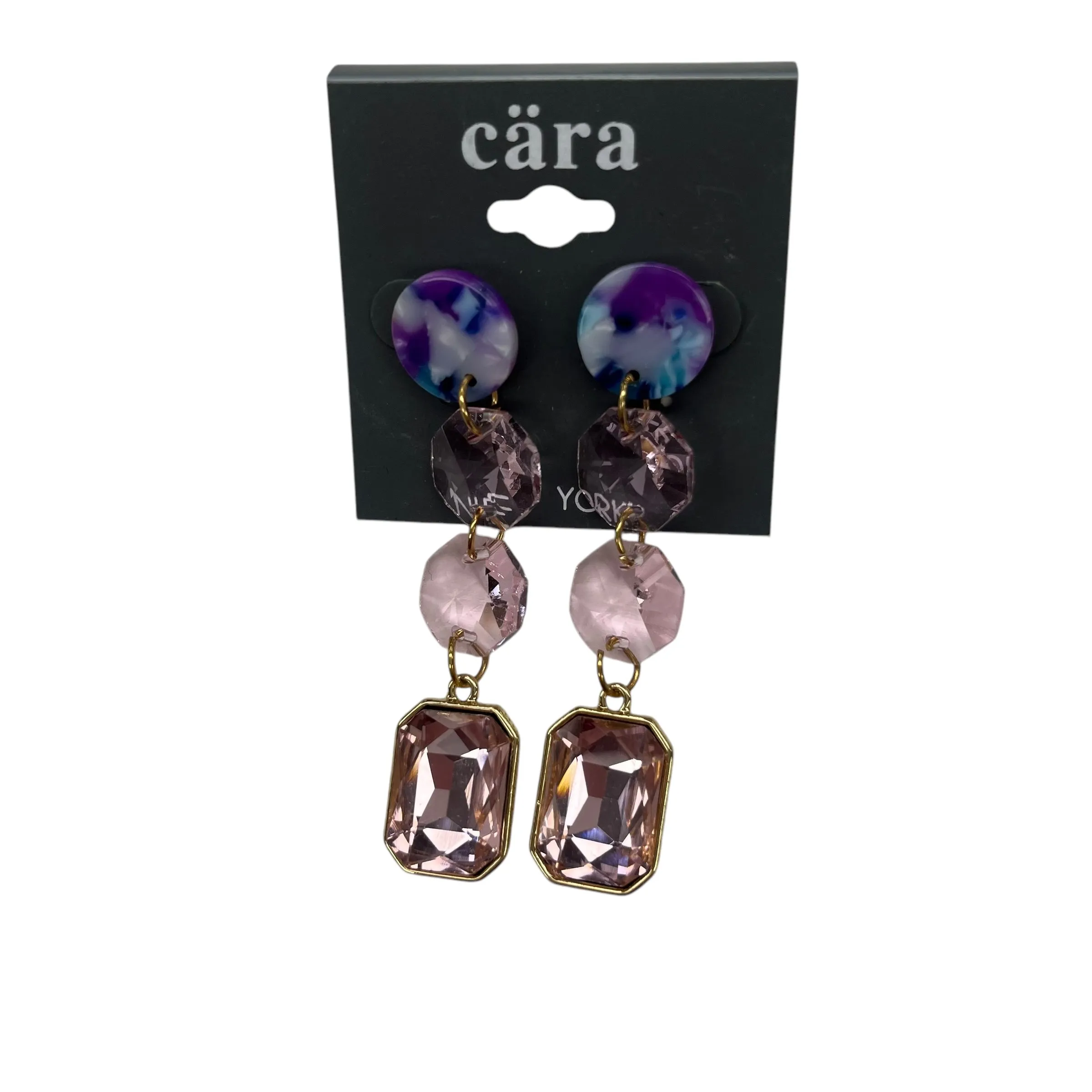Earrings Hoop By Clothes Mentor In Pink