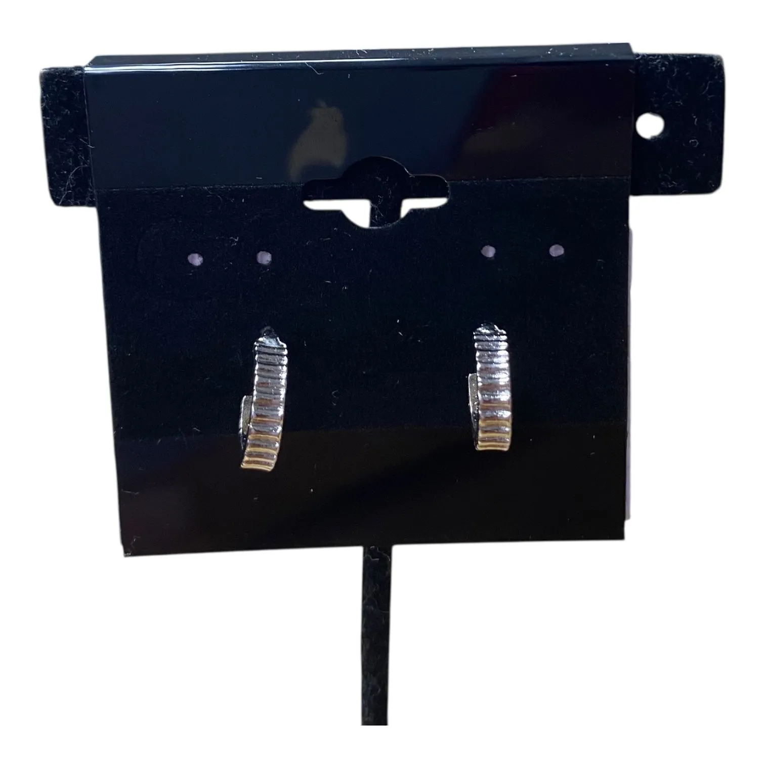 Earrings Hoop  In Silver