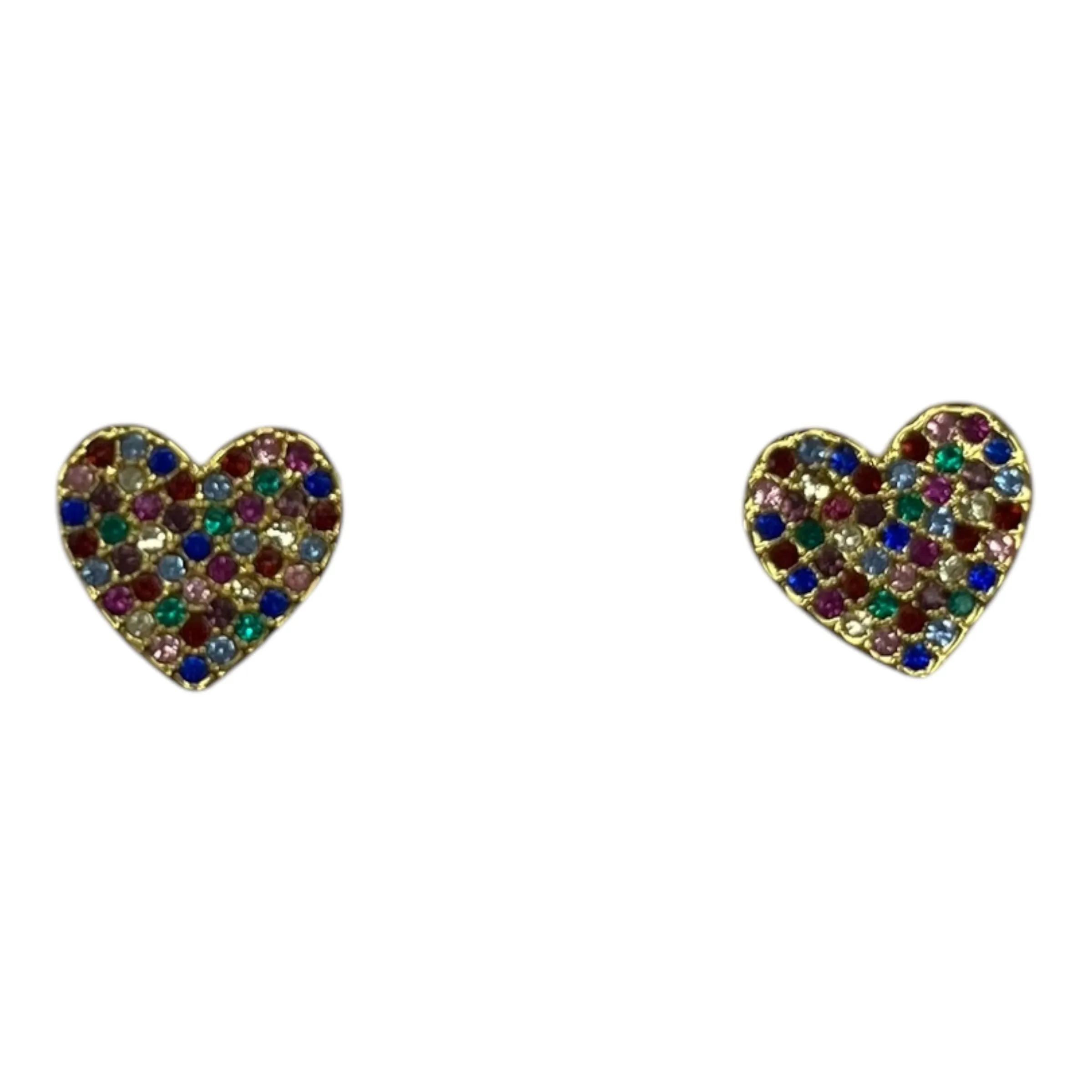 Earrings Stud By Clothes Mentor In Rainbow Print