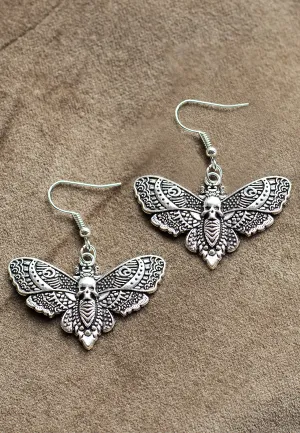 Easure - Skull Moth - Earrings