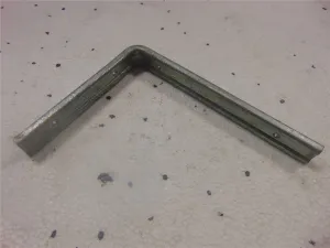 Eliza Tinsley Galvanised Fluted Angle Bracket 5" X 4"