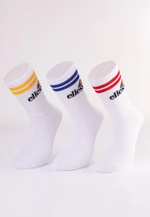 Ellesse - Pullo Pack Of 3 White - Socks