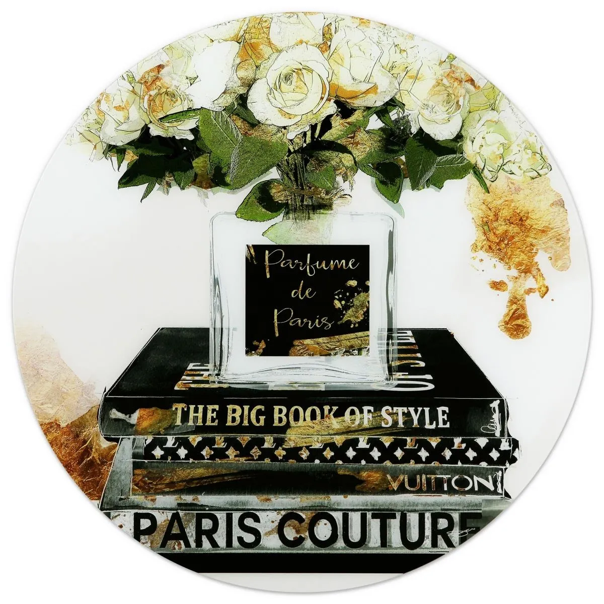Empire Art Direct TMPR-JP637-4040R Book & Perfume Wall Art