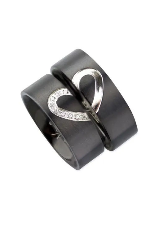 etNox - Dark Romance Silver - Ring