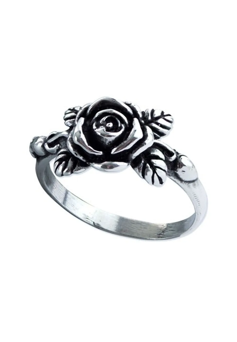 etNox - Small Rose II Silver - Ring