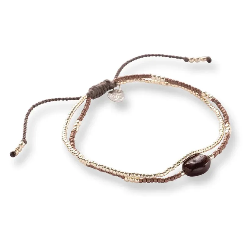 Feeling Garnet Bracelet Silver Coloured