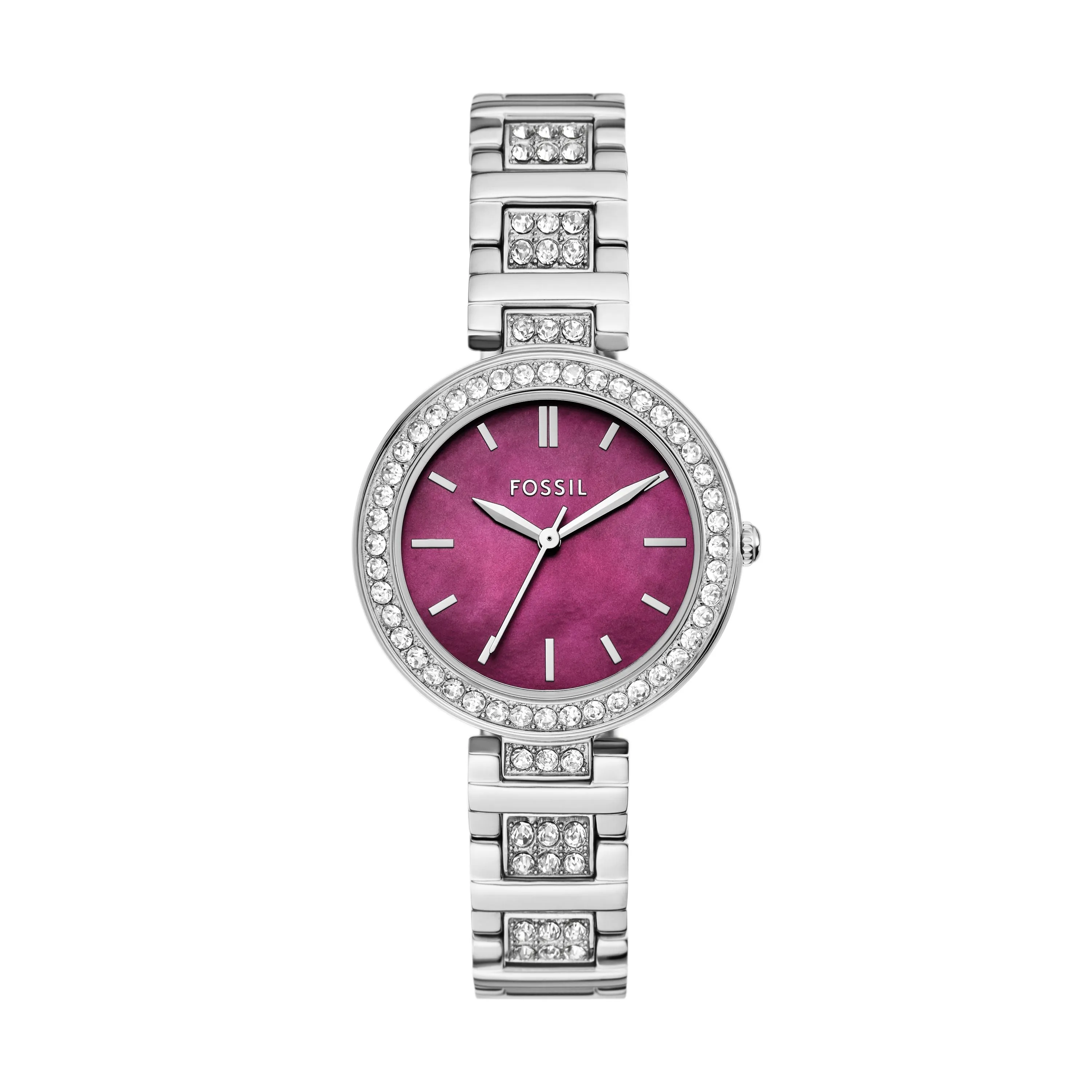 Fossil Women's Karli Three-Hand, Stainless Steel Watch
