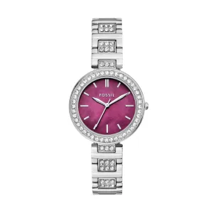Fossil Women's Karli Three-Hand, Stainless Steel Watch