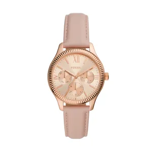 Fossil Women's Rye Multifunction, Rose Gold-Tone Alloy Watch
